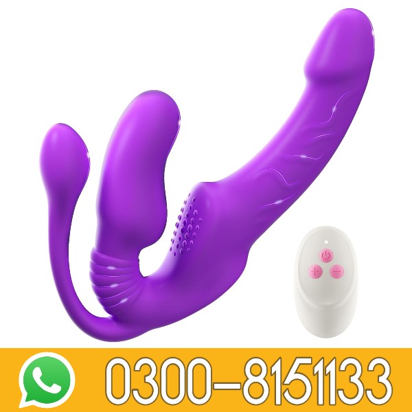 Strapless Strap On Vibrator Dildo For Women In Pakistan 