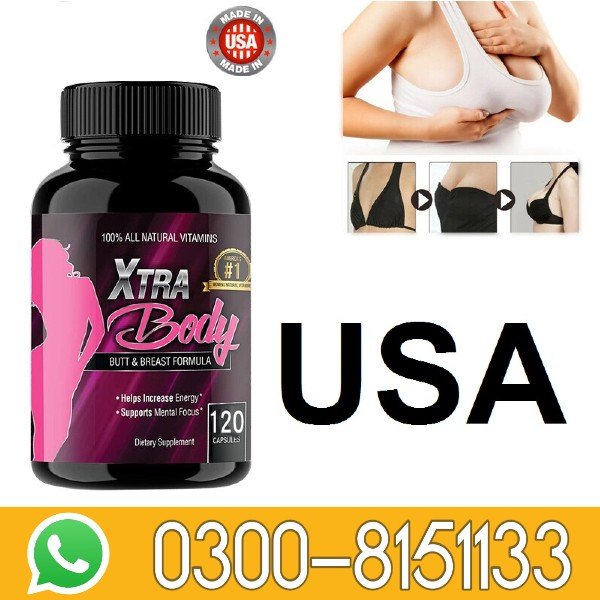 Xtrabody Butt and Breast Enlargement Capsules in Pakistan