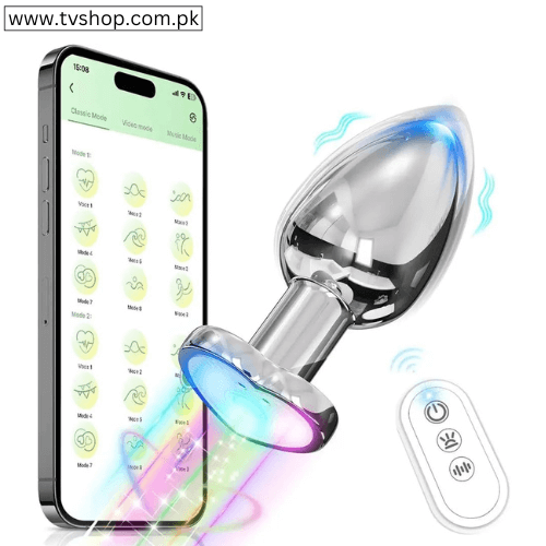 Luminous Vibrating Butt Plug