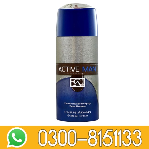 Chris Adams Active Man Body Spray In Pakistan 