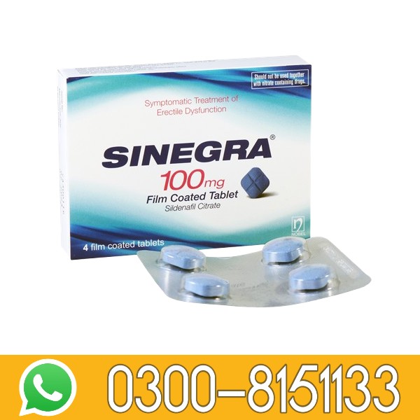Sinegra 100Mg Tablets In Pakistan