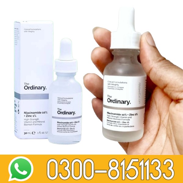 The Ordinary Niacinamide 10% + Zinc 1% – 30ml (Original Factory Leftover Stock) in Pakistan 