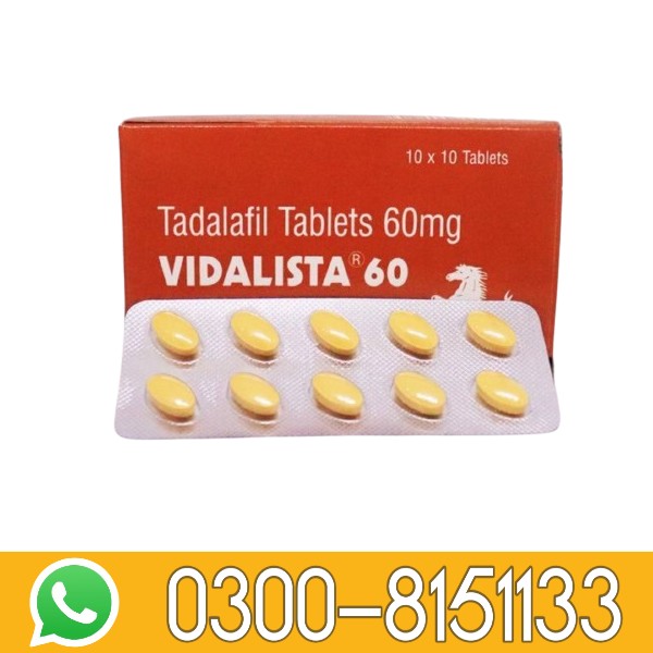 Vidalista Tadalafil 60Mg Tablets In Pakistan