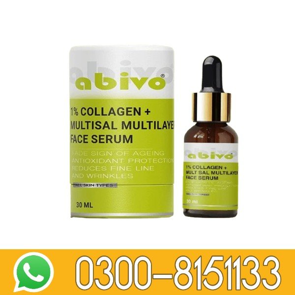 Abivo 1% Collagen + Multisal Multilayer Face Serum in Pakistan