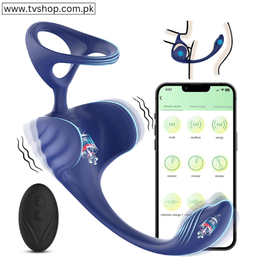 Cock Ring With Prostate Massager App Control