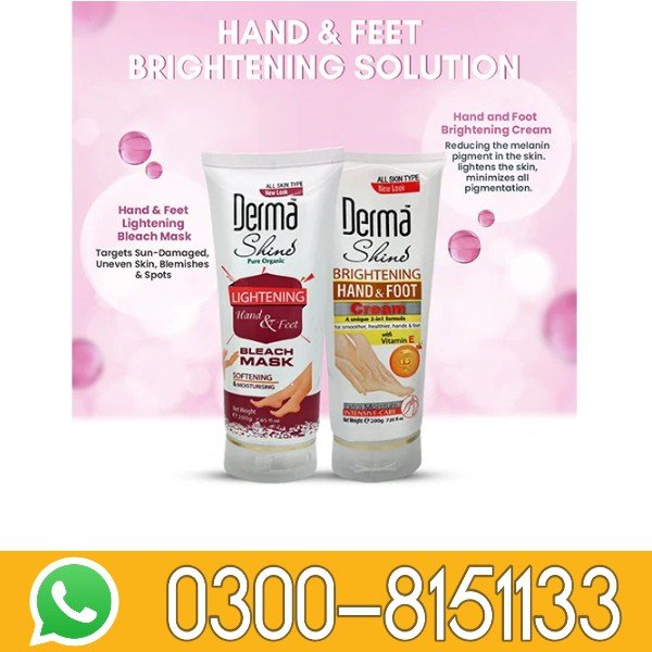 Derma Shine Hand And Foot Brightening Cream in Pakisatn