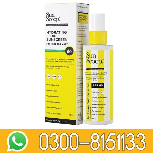 Sunscoop Fluid Body Sunscreen Gel In Pakistan
