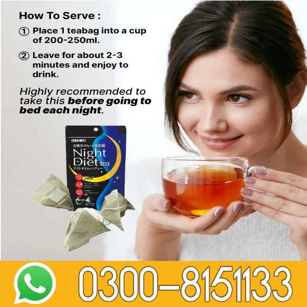 Orihiro Night Diet Tea in Pakistan