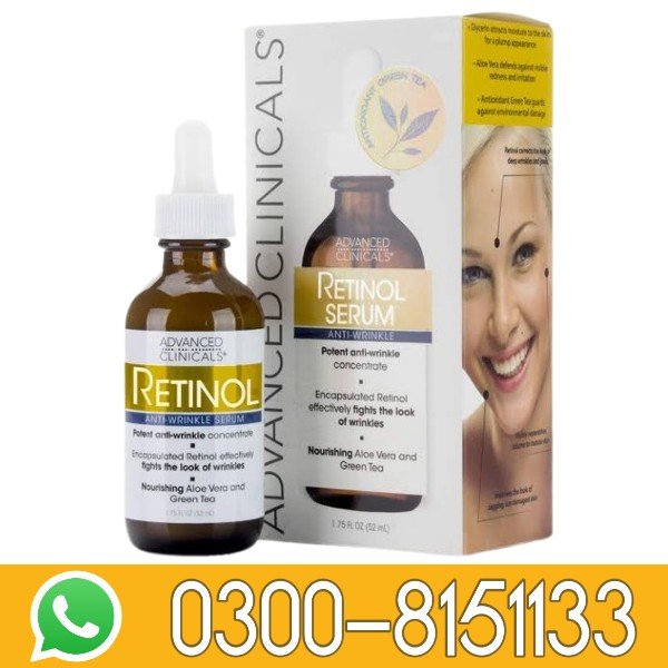 Advanced Clinicals Retinol Serum 52ml In Pakistan