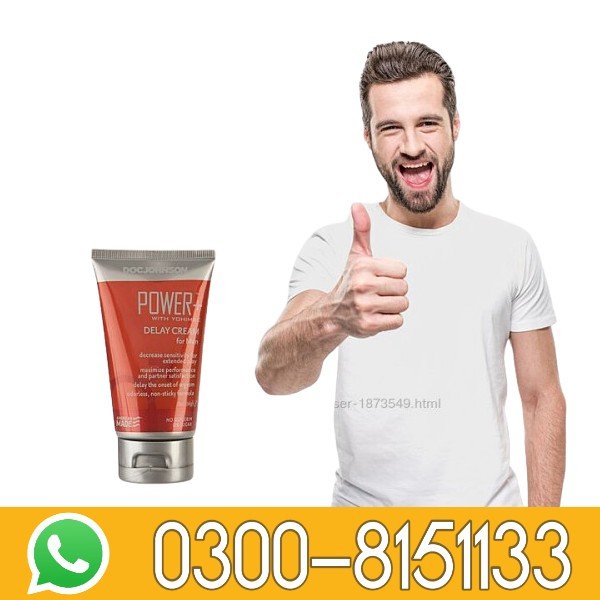 Doc Johnson Power Plus Delay Cream in Pakistan 