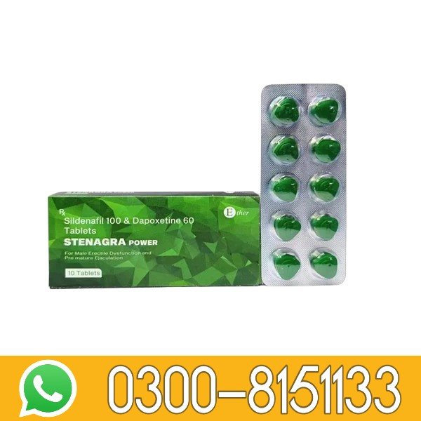 Stenagra Power Dapoxetine Tablets In Pakistan